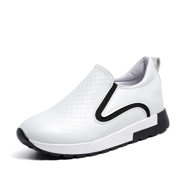 Pantofi casual dama in alb si negru