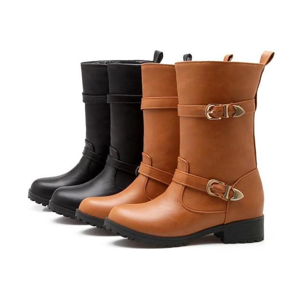 Cizme casual dama cu talpa in relief in doua culori