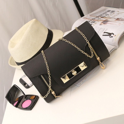 Geanta de dama eleganta in mai multe culori cu maner metalic