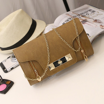 Geanta de dama eleganta in mai multe culori cu maner metalic