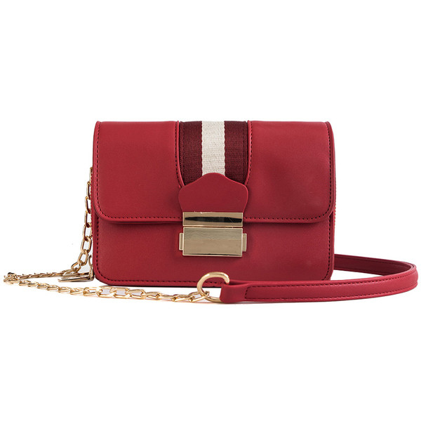 Geanta de mana mica, moderna, cu inchidere metalica