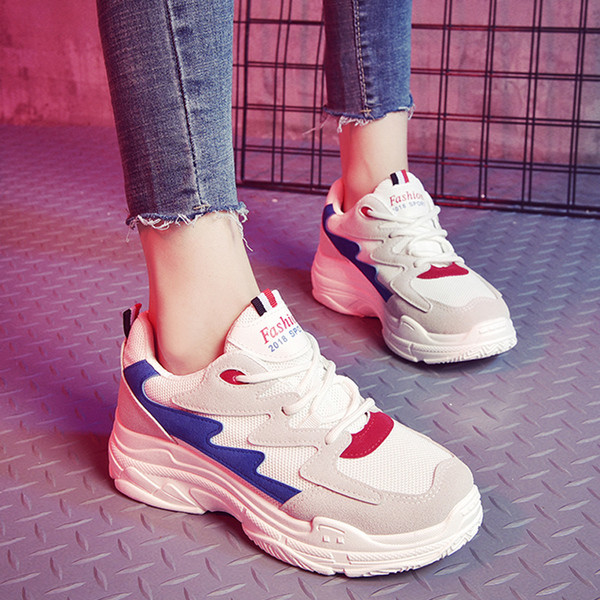 Model nou de adidasi dama cu platforma in trei culori