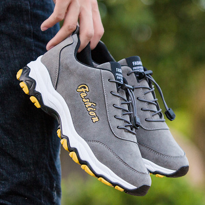 Tenisi de piele intoarsa pentru barbati in trei culori potriviti pentru utilizarea de zi cu zi