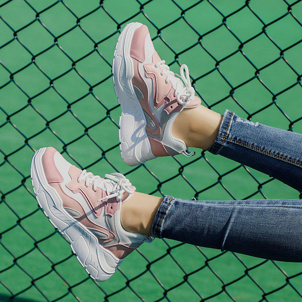 Tenisi casual dama cu platforma in trei culori