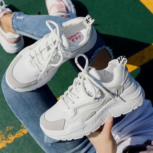 Tenisi casual dama cu platforma in trei culori