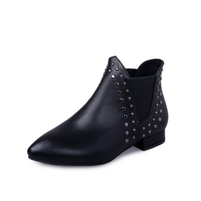 Cizme zilnice ascuțite de damă cu ochiuri