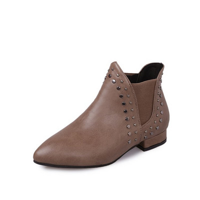 Cizme zilnice ascuțite de damă cu ochiuri