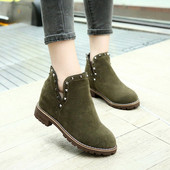 Cizme de dama elegante cu ochiuri in doua culori