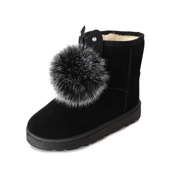 Ghete de dama moderne cu puf in trei culori