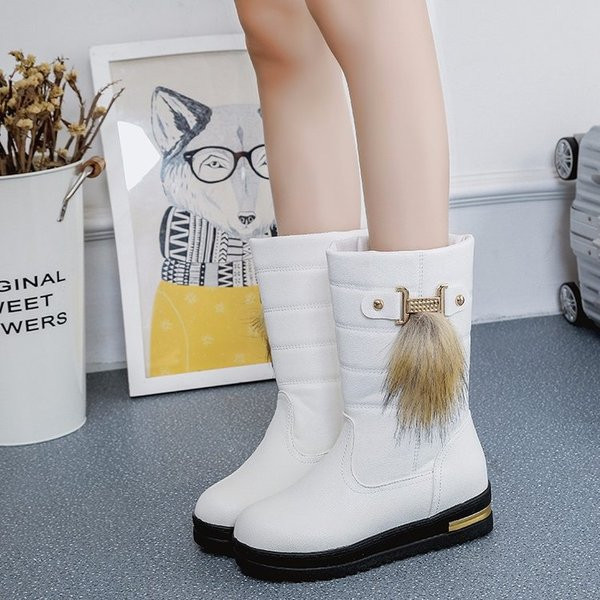 Γυναικείες  δερμάτινες μπότες σε τρία χρώματα