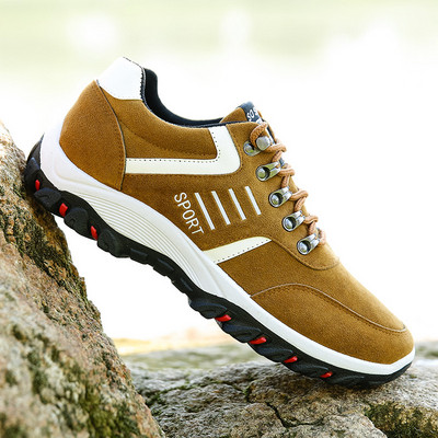 Cizme de drumeție pentru bărbați cu talpă aspră în trei culori