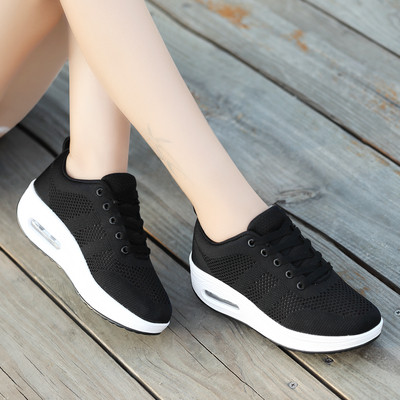 Tenisi casual dama cu talpa inalta in mai multe culori