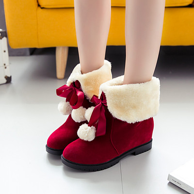 Μοντέρνες  γυναικείες μπότες σουέτ σε τρία χρώματα