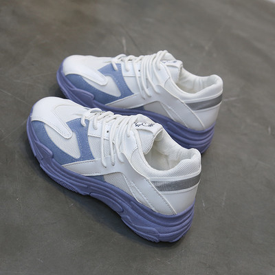 Model nou de adidasi casual dama cu talpa inalta in doua culori