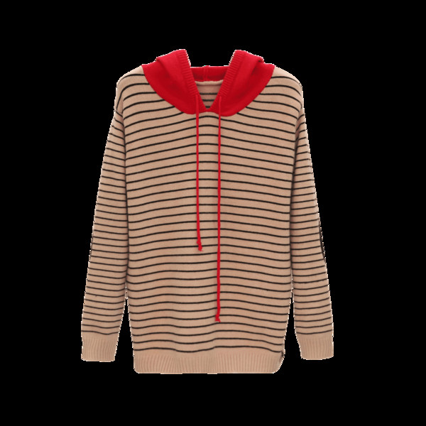 Hanorac zilnic de damă cu dungi în mai multe culori