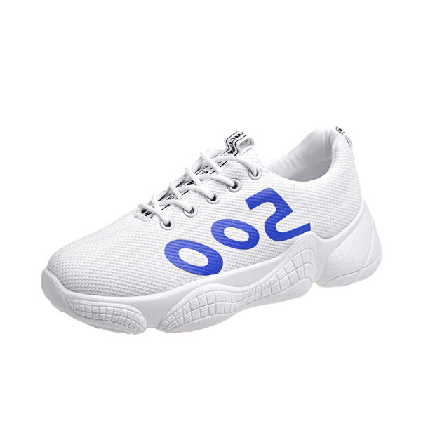 Μοντέρνα αθλτικά παπούτσια με ψηλή σόλα σε τρία χρώματα