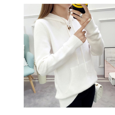 Καθημερινό γυναικείο φούτερ με τσέπες σε τέσσερα χρώματα