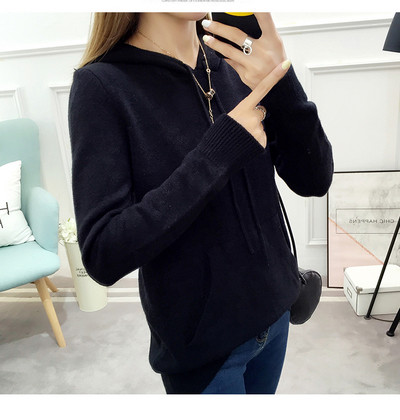 Καθημερινό γυναικείο φούτερ με τσέπες σε τέσσερα χρώματα