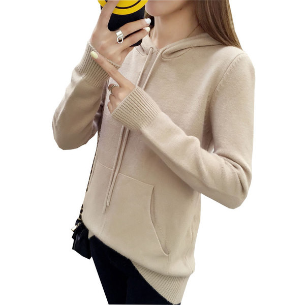 Καθημερινό γυναικείο φούτερ με τσέπες σε τέσσερα χρώματα