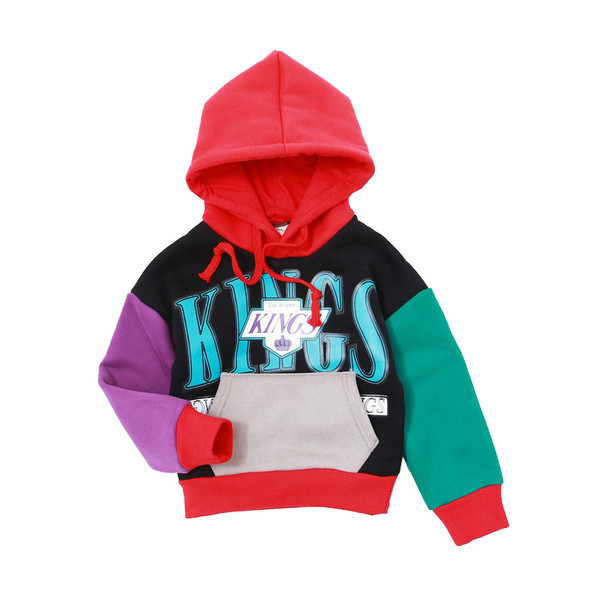 Детски цветен суичър с качулка за момчета