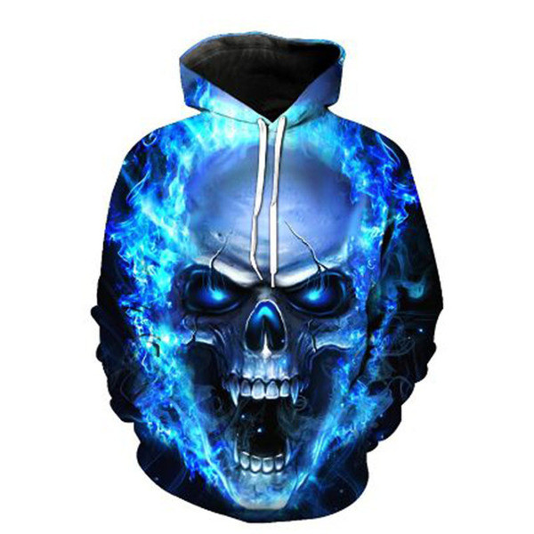 Hanorac modern unisex în diferite modele cu imprimeuri color 3D