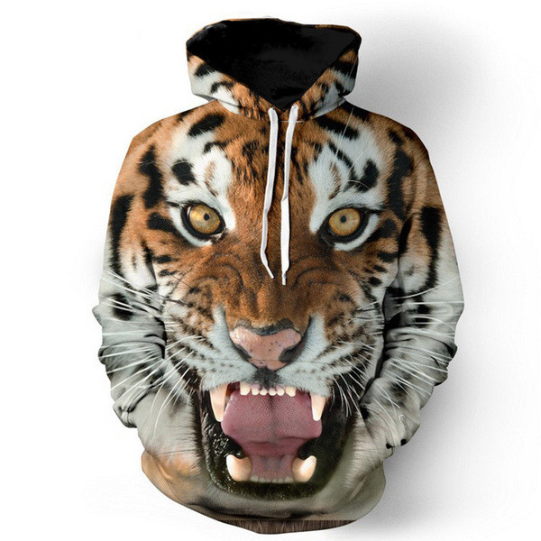 Hanorac modern unisex în diferite modele cu imprimeuri color 3D