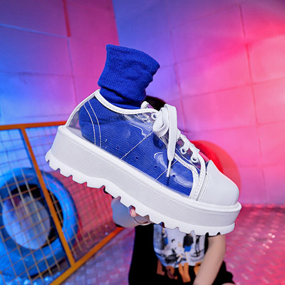 Tenisi de dama actuali cu soseta colorata - culori diferite