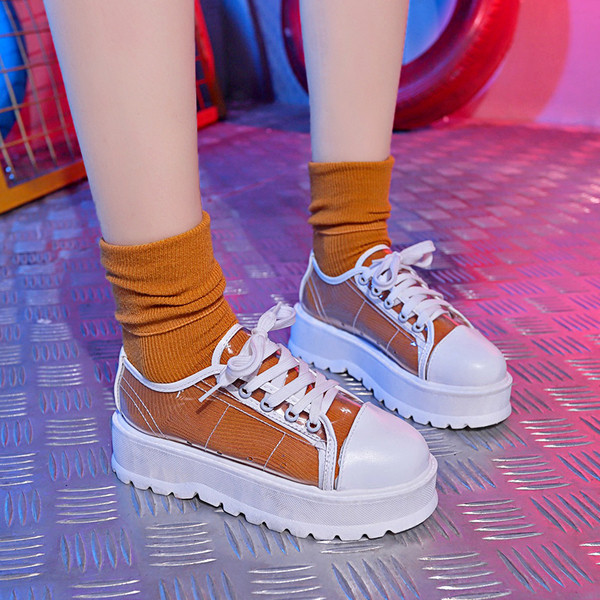 Tenisi de dama actuali cu soseta colorata - culori diferite