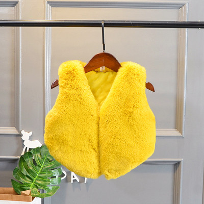 Детски пухен елек за момичета в няколко цвята