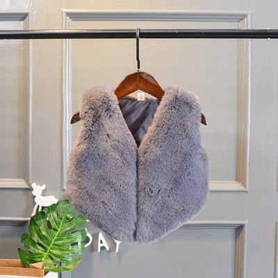 Детски пухен елек за момичета в няколко цвята