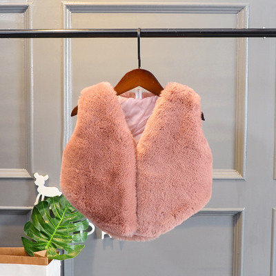 Детски пухен елек за момичета в няколко цвята