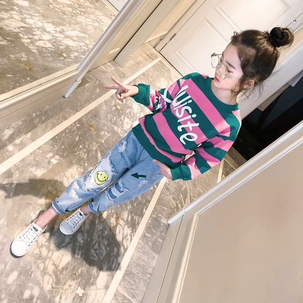 Bluza pentru copii pentru fete cu inscriptie