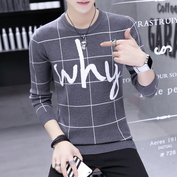 Bluză casual bărbătească în trei culori cu inscripție