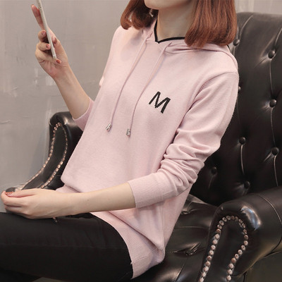 Μοντέρνο γυναικείο φούτερ με έμβλημα σε διάφορα χρώματα