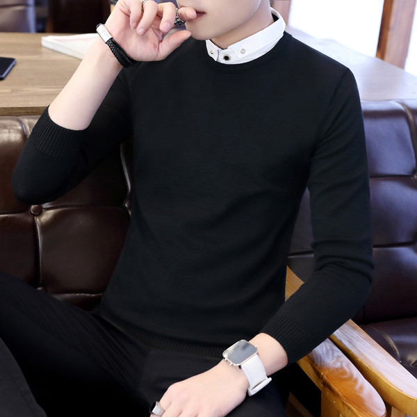 Мъжка плътна блуза в няколко цвята