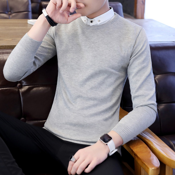 Мъжка плътна блуза в няколко цвята