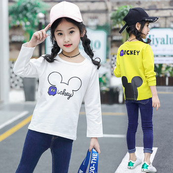 Παιδική μπλούζα σε τρία χρώματα για κορίτσια