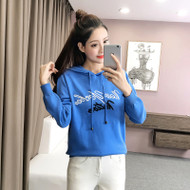 Μοντέρνο γυναικείο φούτερ με επιγραφή