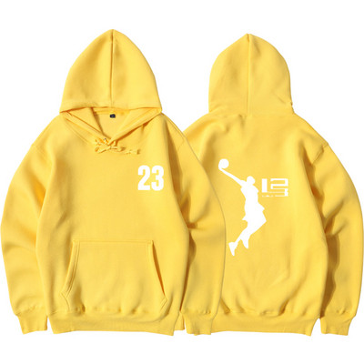 Мъжки спортен суичър в няколко цвята с надпис и щампа