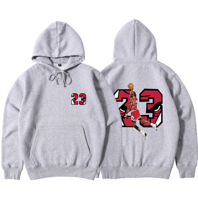 Мъжки спортен суичър в няколко цвята с надпис и щампа