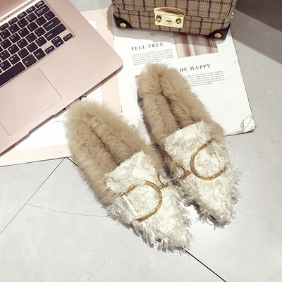 НОВИ модерни дамски мокасини в черен и бял цвят