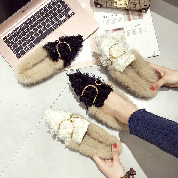 НОВИ модерни дамски мокасини в черен и бял цвят