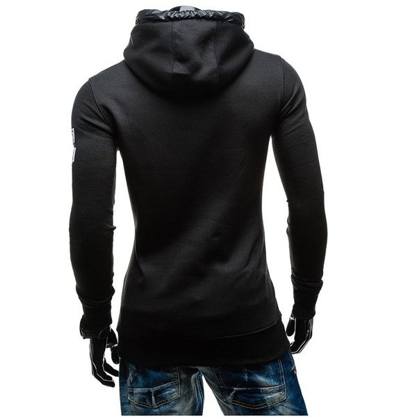 Мъжки ежедневен суичър модел Slim с надпис в три цвята