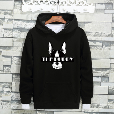 Ανδρικό φούτερ σε διάφορα χρώματα με πολύχρωμη εκτύπωση