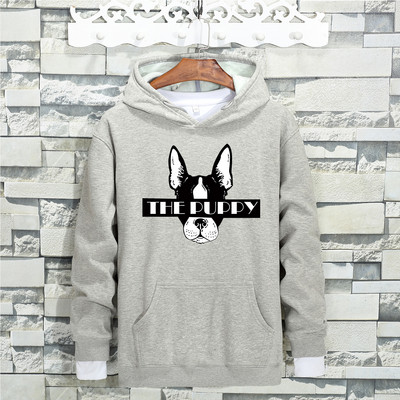 Ανδρικό φούτερ σε διάφορα χρώματα με πολύχρωμη εκτύπωση