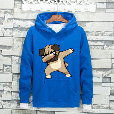 Ανδρικό φούτερ σε διάφορα χρώματα με πολύχρωμη εκτύπωση