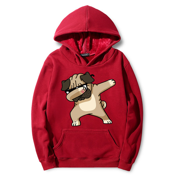 Ανδρικό φούτερ σε διάφορα χρώματα με πολύχρωμη εκτύπωση