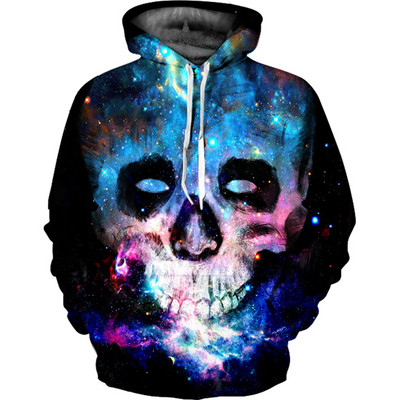 Αντρικό φούτερ με 3D εφαρμογή σε σκούρο χρώμα