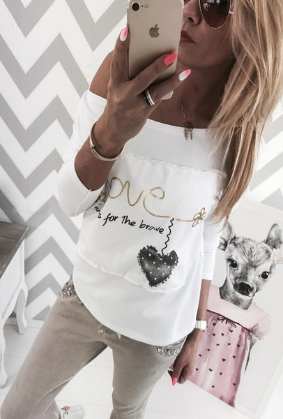 Alkalmi női blúz fehér rátéttel