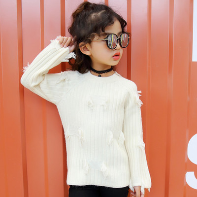 Παιδικό πουλόβερ για τα κορίτσια σε τρία χρώματα